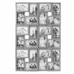 Fotorámeček na 24 fotek, 86x57 cm, šedý SPRINGOS PANORAMA