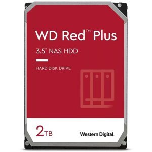 Disk Western Digital Red Plus 2TB, 3,5", SATA III, 64MB, 5400RPM