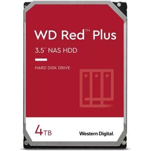 Disk Western Digital Red Plus 4TB, 3,5", SATA III, 256MB, 5400RPM