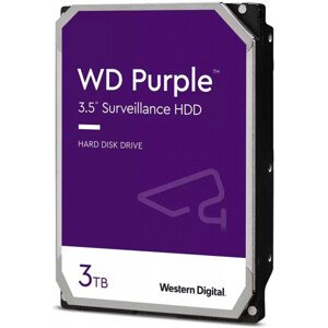 Disk Western Digital Purple 3TB 3,5", SATA III, 256MB, 5400RPM