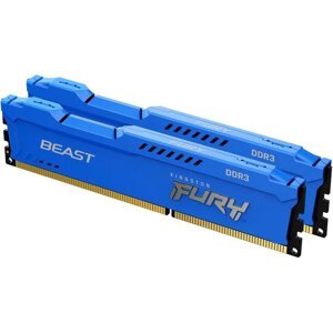 Paměť Kingston FURY Beast Blue DDR3 16GB (2x 8GB), 1600MHz, CL10