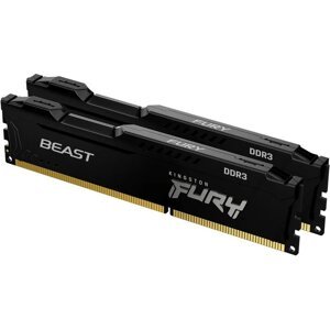Paměť Kingston FURY Beast Black DDR3 16GB (2x 8G), 1866MHz, CL10