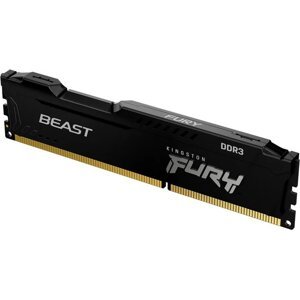 Paměť Kingston FURY Beast Black DDR3 4GB, 1600MHz, CL10