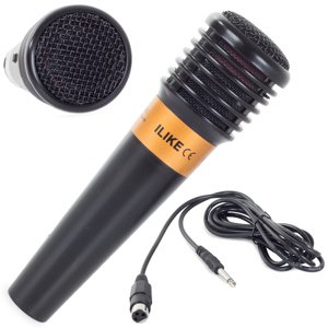 Karaoke profesionální dynamický drátový mikrofon