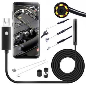 Endoskopická inspekční kamera Android PC USB 10m LED