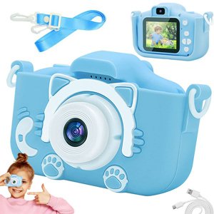 Digitální fotoaparát pro děti s hrami pro kočičky