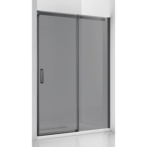 Posuvné sprchové dveře do niky SHADOW 96 - 100 x 195 cm šedé sklo
