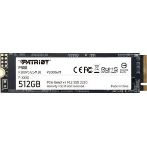 SSD disk Patriot P300 512GB, M.2 2280, PCIe 3.0 x4, NVMe