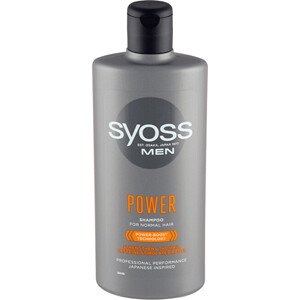 Syoss Posilující šampon pro muže pro normální vlasy Power 440 ml