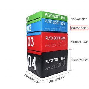 SOFT PLYOBOX SEDCO 90x75x15-60 cm ( modrá      )