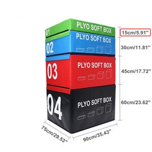 SOFT PLYOBOX SEDCO 90x75x15-60 cm (zelená)
