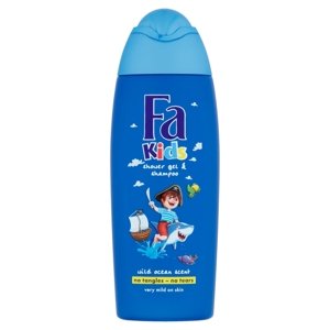 Fa Kids sprchový gel a šampon Wild Ocean 250 ml