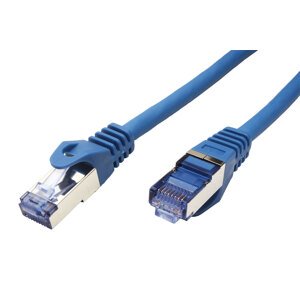 Patch kabel Roline S/FTP cat 6A, LSOH, 3m, modrý