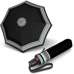 KNIRPS T.200 GRACE BLACK - elegantní dámský plně automatický deštník
