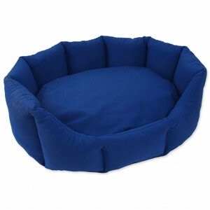 Pelíšek DOG FANTASY Koruna softshell modrý 70 cm 1ks