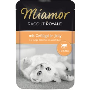 Kapsička Miamor Ragout Royale Kitten drůbež v želé 100g