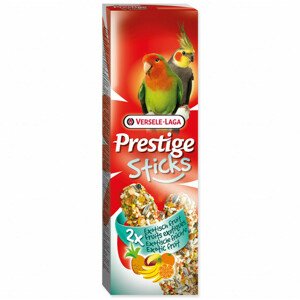 Tyčinky Versele-Laga Prestige střední papoušek s exotickým ovocem 140g 2ks