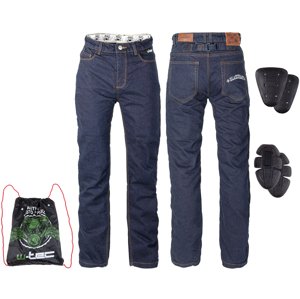 Pánské moto jeansy W-TEC Resoluto (Velikost: XXL, Barva: modrá)