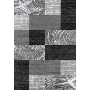 Kusový koberec Parma 9220 black (Varianta: 240 x 340 cm)