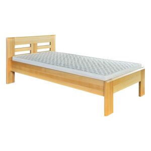 Dřevěná postel LK160, 100x200, buk