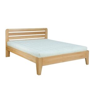 Dřevěná postel LK189, 200x200, buk