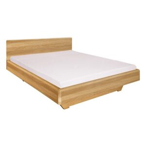 Dřevěná postel LK210, 140x200, dub