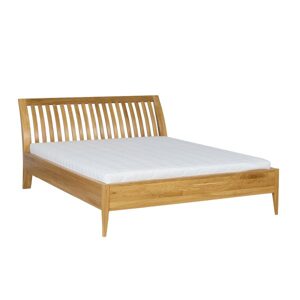 Dřevěná postel LK291, 180x200, dub