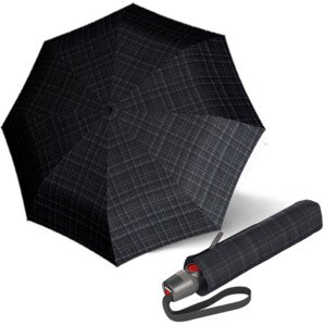 KNIRPS T.200 PRINTS CHECK - elegantní pánský plně automatický deštník