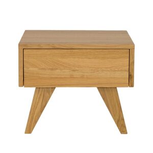 Dub noční stolek SN302, šířka: š50, výška: š41, hloubka: g35 (Barva dřeva: Přírodní (lakovaná))