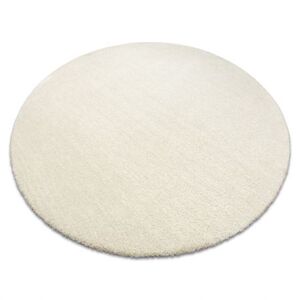 Moderní kulatý koberec LATIO 71351056, pratelný, krémový (Velikost: kruh 200 cm)
