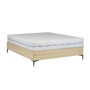 Buková postel LK185, délka: d200, šířka: s120 (Barva dřeva: Koniak)