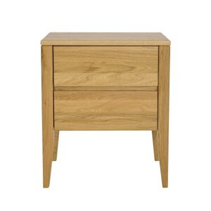 Dub noční stolek SN231/II, šířka: š40, výška: š59, hloubka: g35 (Barva dřeva: Přírodní (lakovaná))