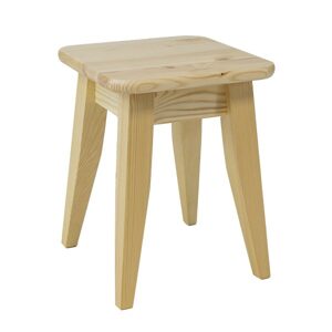 Židle z borovice KT262, výška: š45 (Barva dřeva: Ořech)