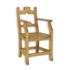 Borová židle KT714, šířka: š56, výška: 96, hloubka: g58, sada 5 ks (Barva dřeva: Přírodní vosk)