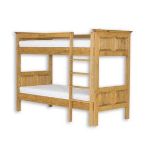 Borovicová postel LK707, šířka: s90, délka: d200, výška: š170, smutný 5 ks (Barva dřeva: Přírodní vosk)