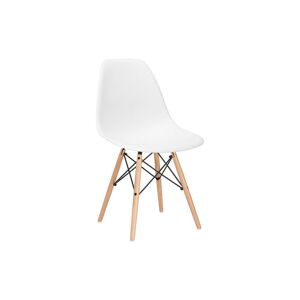 Designová židle SPRINGOS MILANO bílá