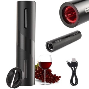 Elektrický otvírák na víno s vývrtkou s LED baterií