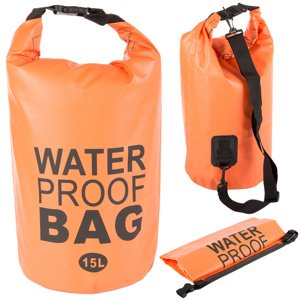 Vodotěsná taška, vodotěsná taška na kajak, 15 litrů