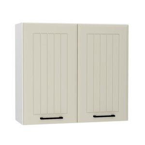 W80 h. skříňka 2-dveřová INGRID bílá/coffee mat