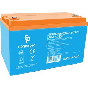 Baterie Conexpro LFP-12.8-100 LiFePO4, 12V/100Ah, M8