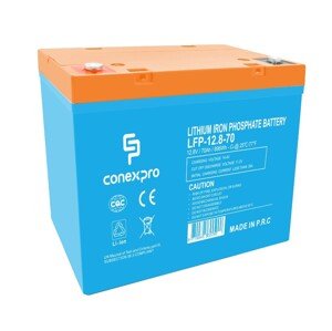 Baterie Conexpro LFP-12.8-70 LiFePO4, 12V/70Ah, T14