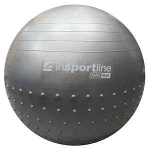 Gymnastický míč inSPORTline Relax Ball 65 cm (Barva: šedá)