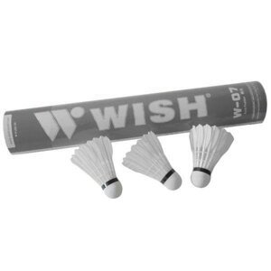 Míček badminton WISH -peří 805 ( bílá      )