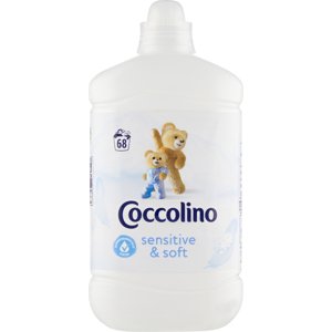 Coccolino White Sensitive aviváž pro citlivou pokožku, 68 praní 1700 ml