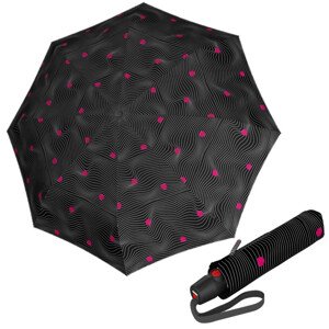 KNIRPS T.200 MEDITATE BLACK - EKO elegantní plně automatický deštník