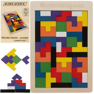 Dřevěné puzzle/Kruzzel 22667