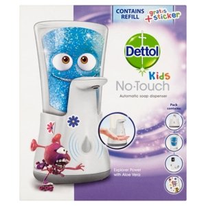 Dettol Kids bezdotykový dávkovač mýdla s náplní dobrodruh 250 ml