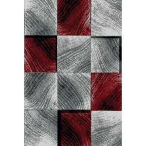 Kusový koberec Plus 8003 red (Varianta: 240 x 340 cm)