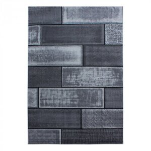 Kusový koberec Plus 8007 black (Varianta: 280 x 370 cm)