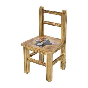 Drewniane krzesełko dziecięce AD230 – Krecik
